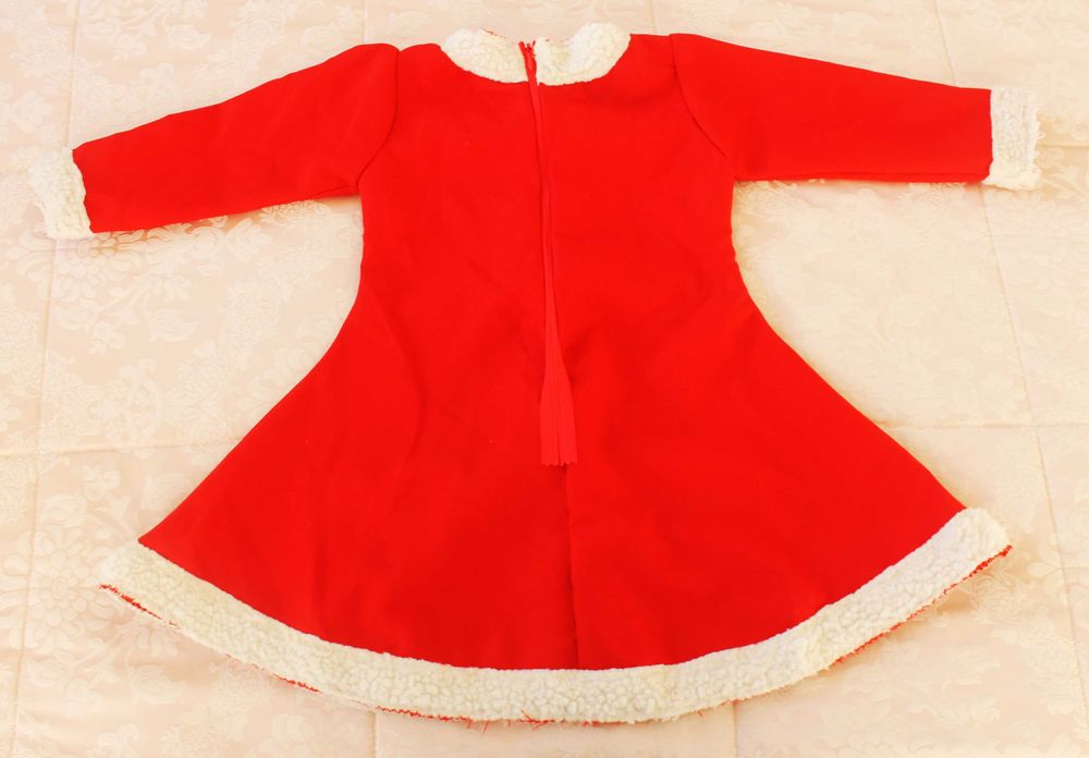 Fato de Mãe Natal para menina 4/6 anos (COMO NOVO)