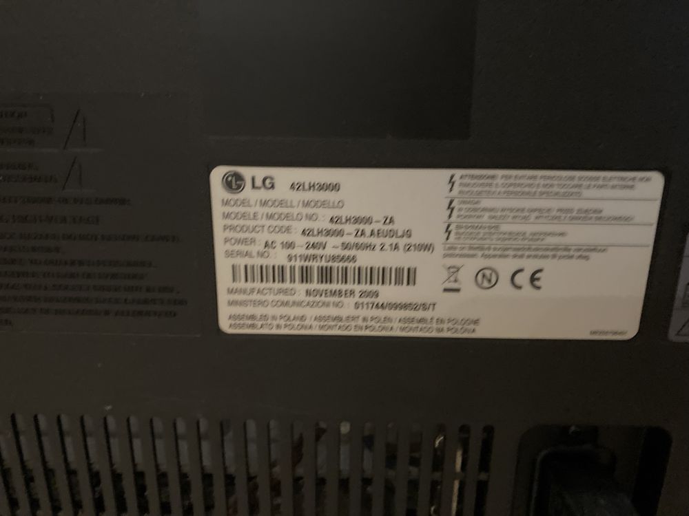 Telewizor LG 42 cale