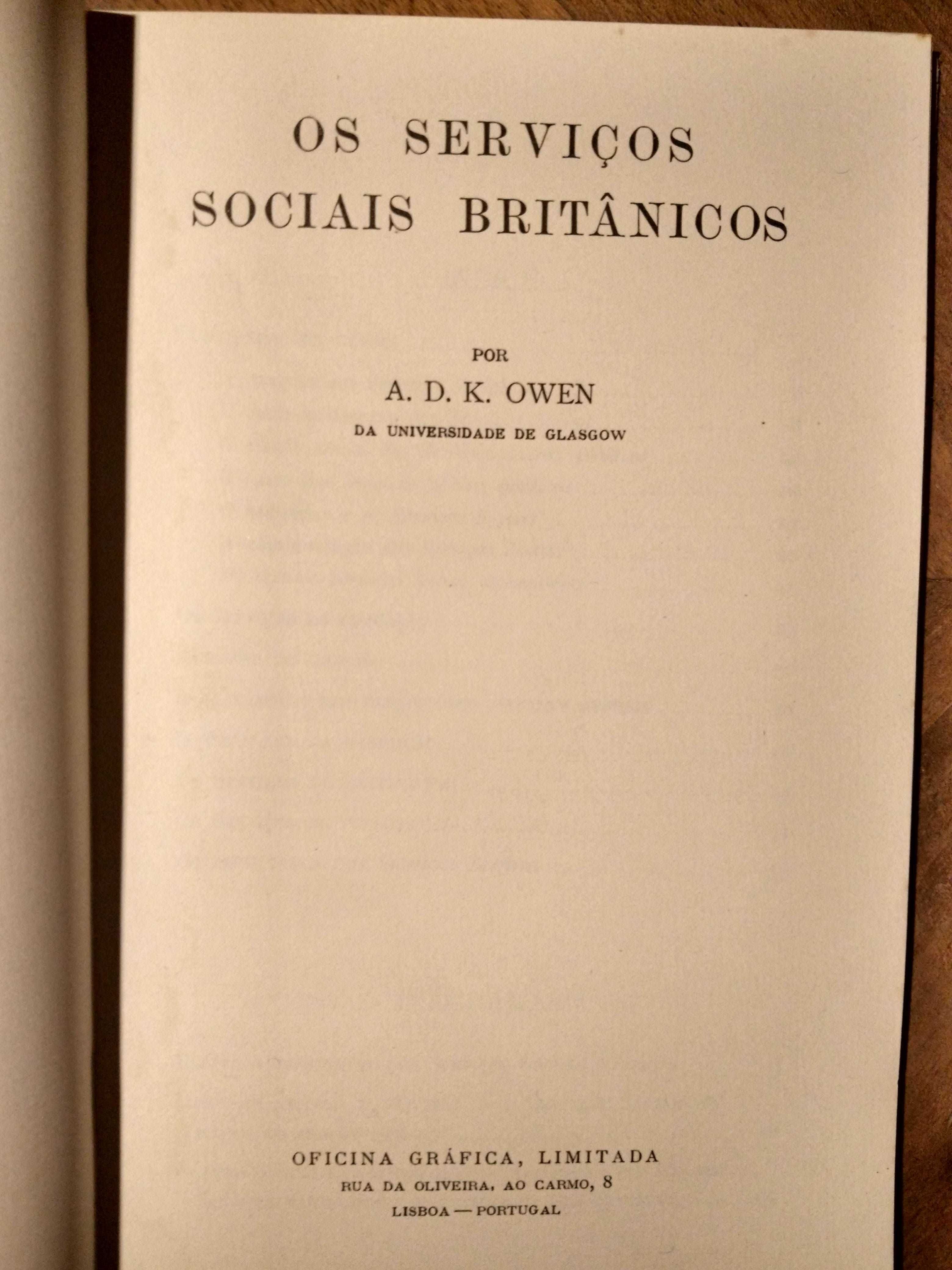 Os Serviços Sociais Britânicos - Ano de 1940 - 2.ª Grande Guerra