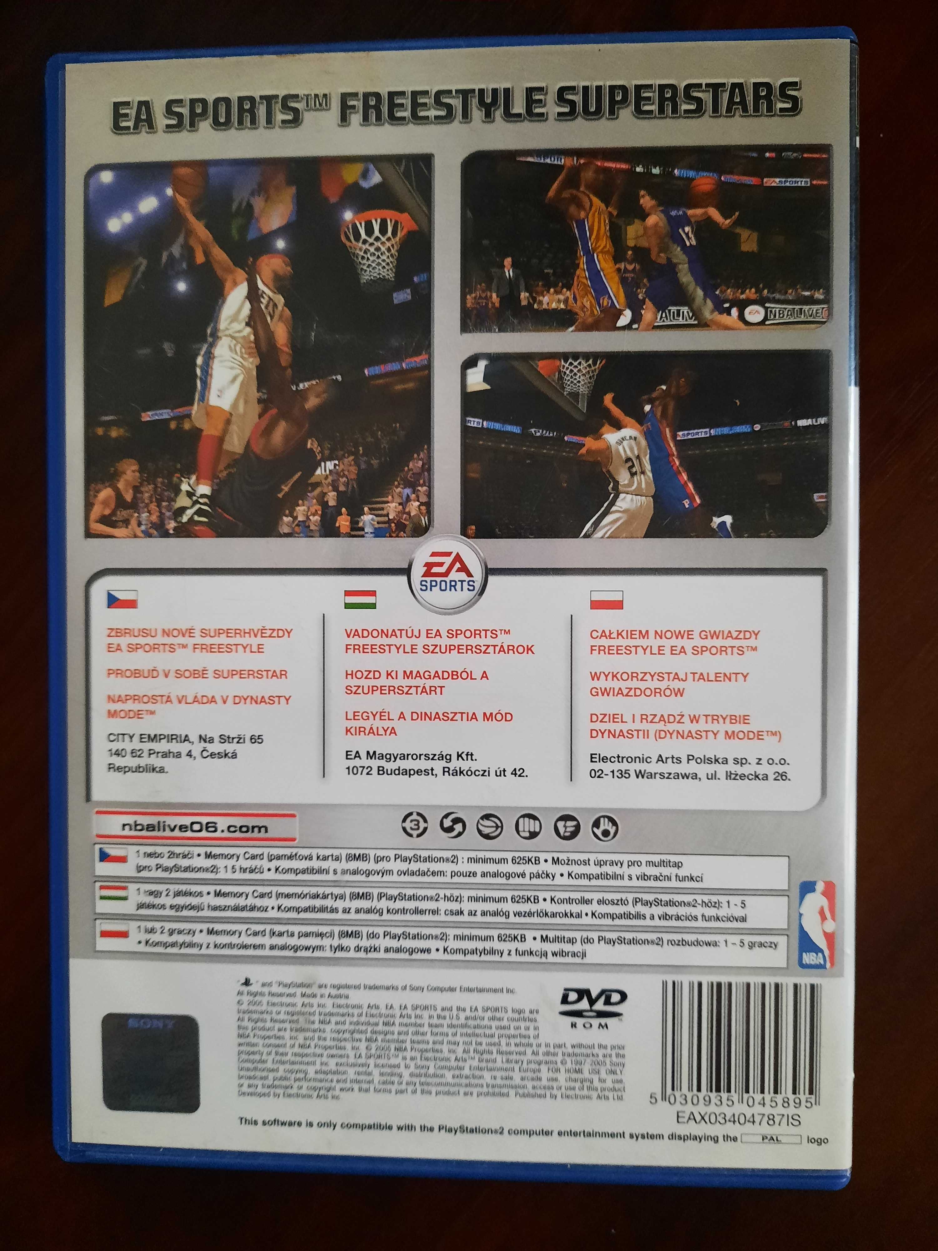NBA Live 06 Polskie wydanie PS2 Unikat