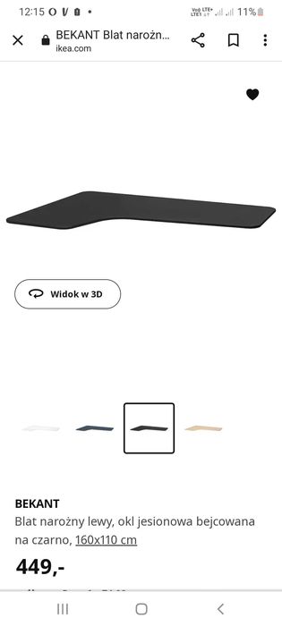 Biurko narożne Ikea