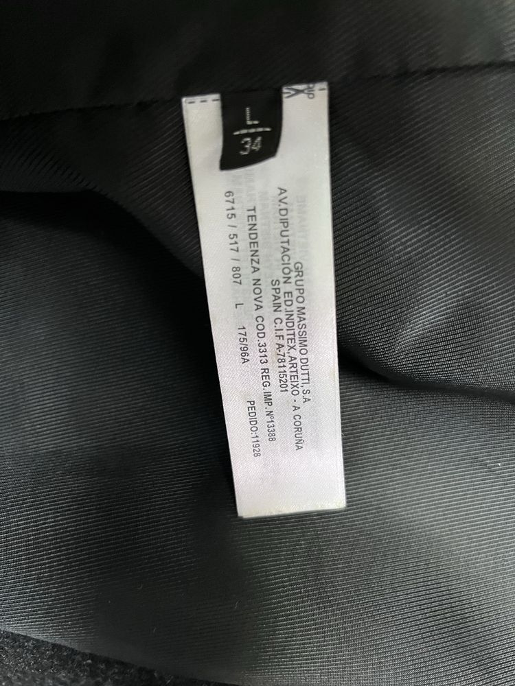 Sobretudo Cinzento Massimo Dutti