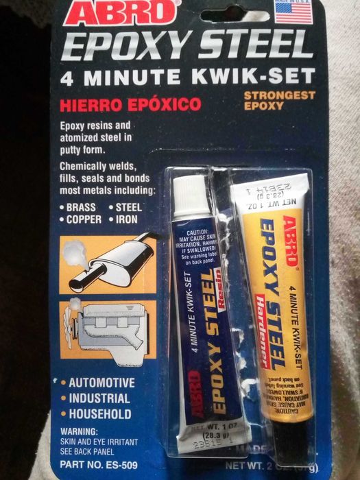 Cola para ferro/Epoxi de aço de secagem rápida