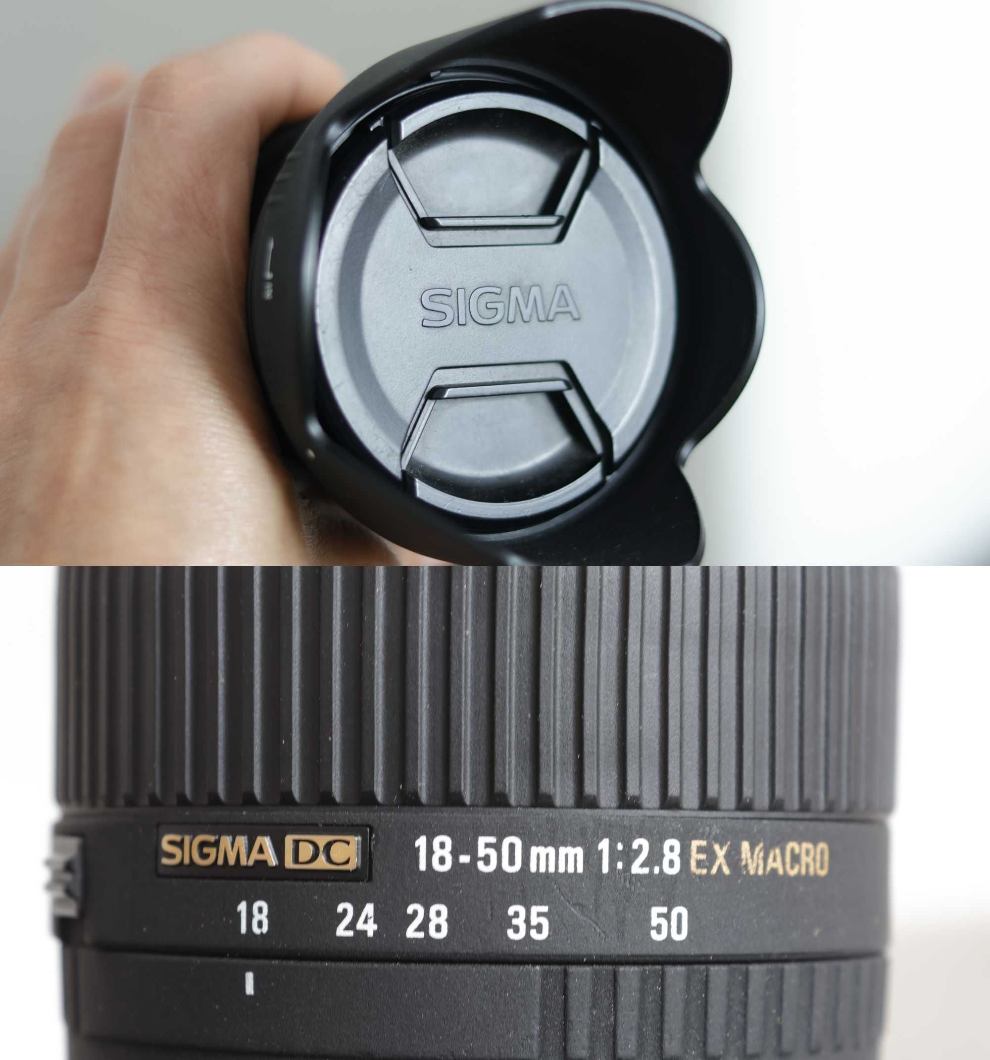 Sigma DC 18-50mm f/2.8 EX Macro Canon EF-S (APS-C) b.d. zachowany