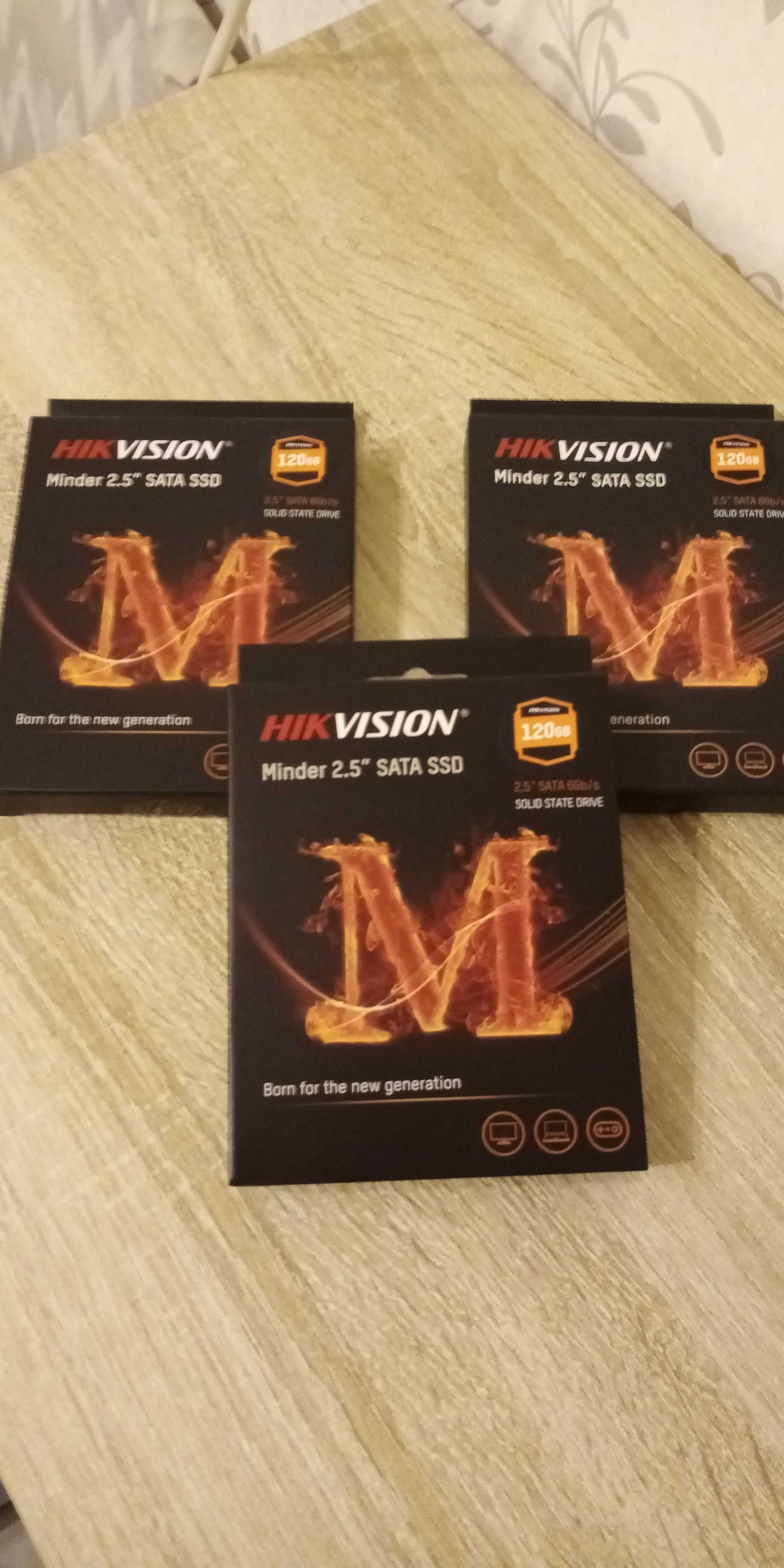 Новые SSD Hikvision 120 GB.