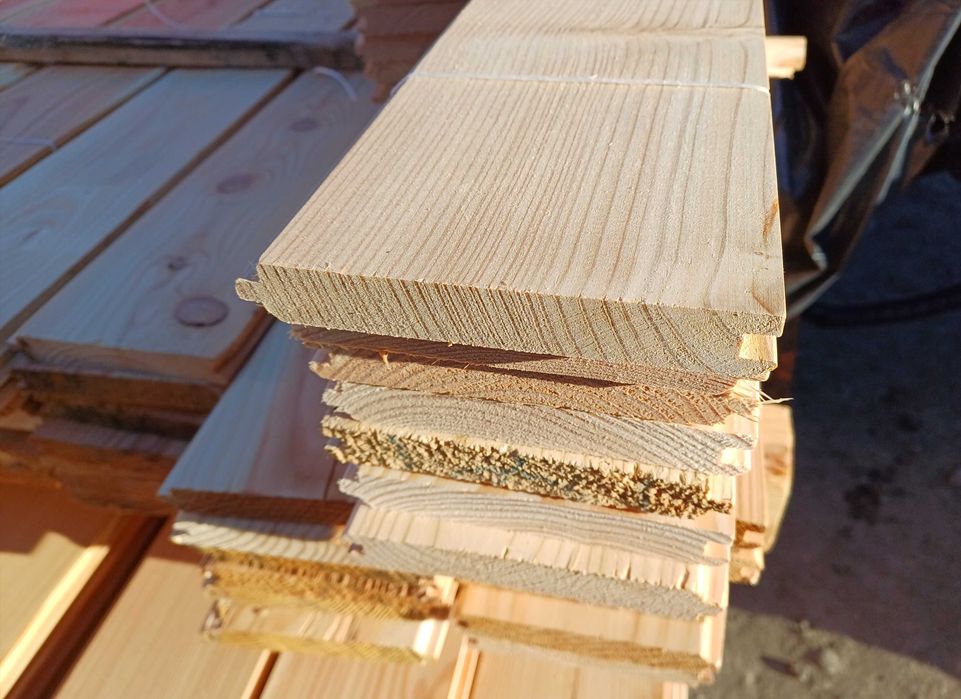 Deska tarasowa elewacyjna podłogowa podbitka szalówka półbal boazeria