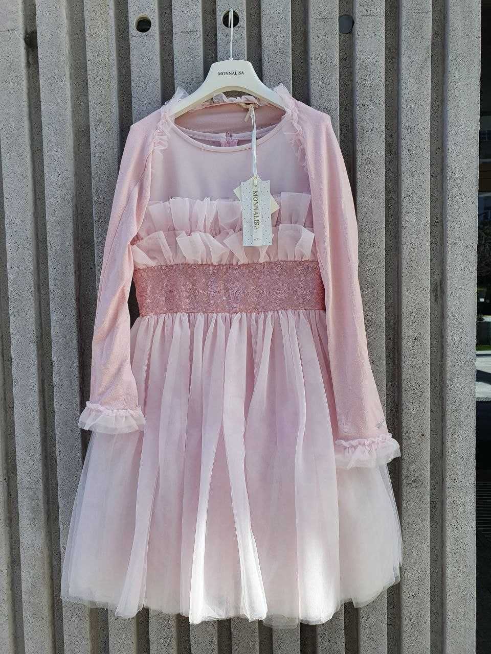 Куртка брендовая Monnalisa, р.152, болеро и туфельки MNL р.38
