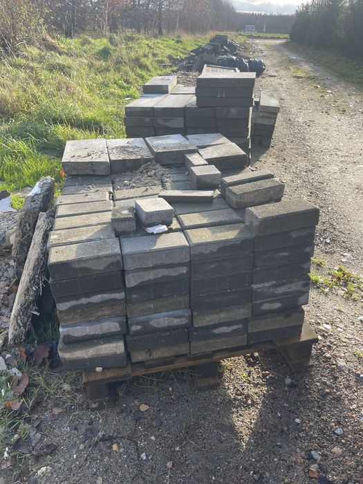Kostka brukowa z demontazu