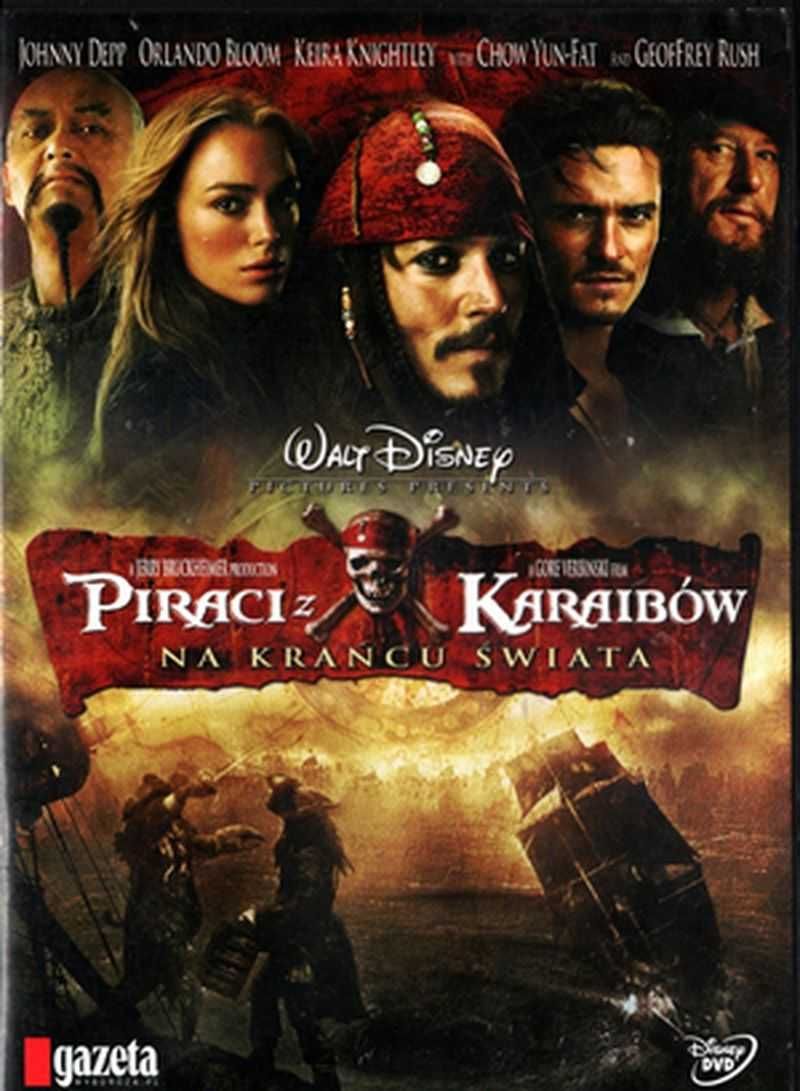 DVD Piraci z Karaibów Na krańcu świata  NOWA WARTO