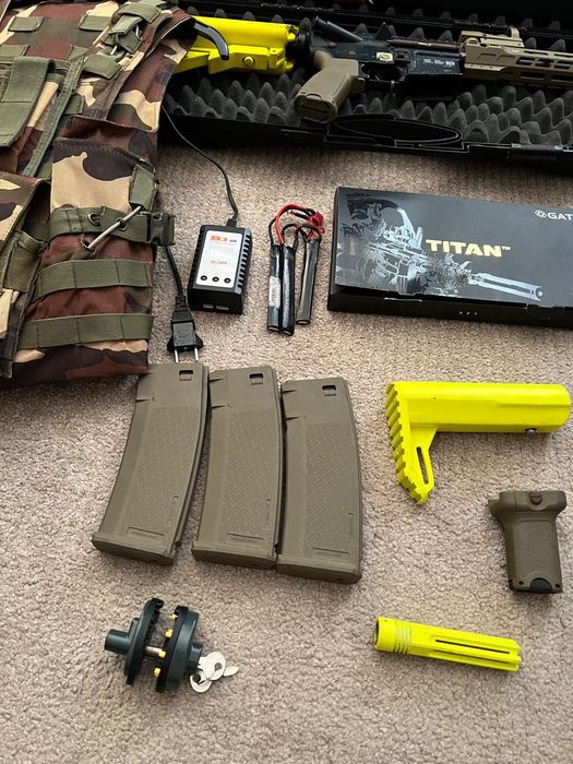 Réplica airsoft m4 full metal