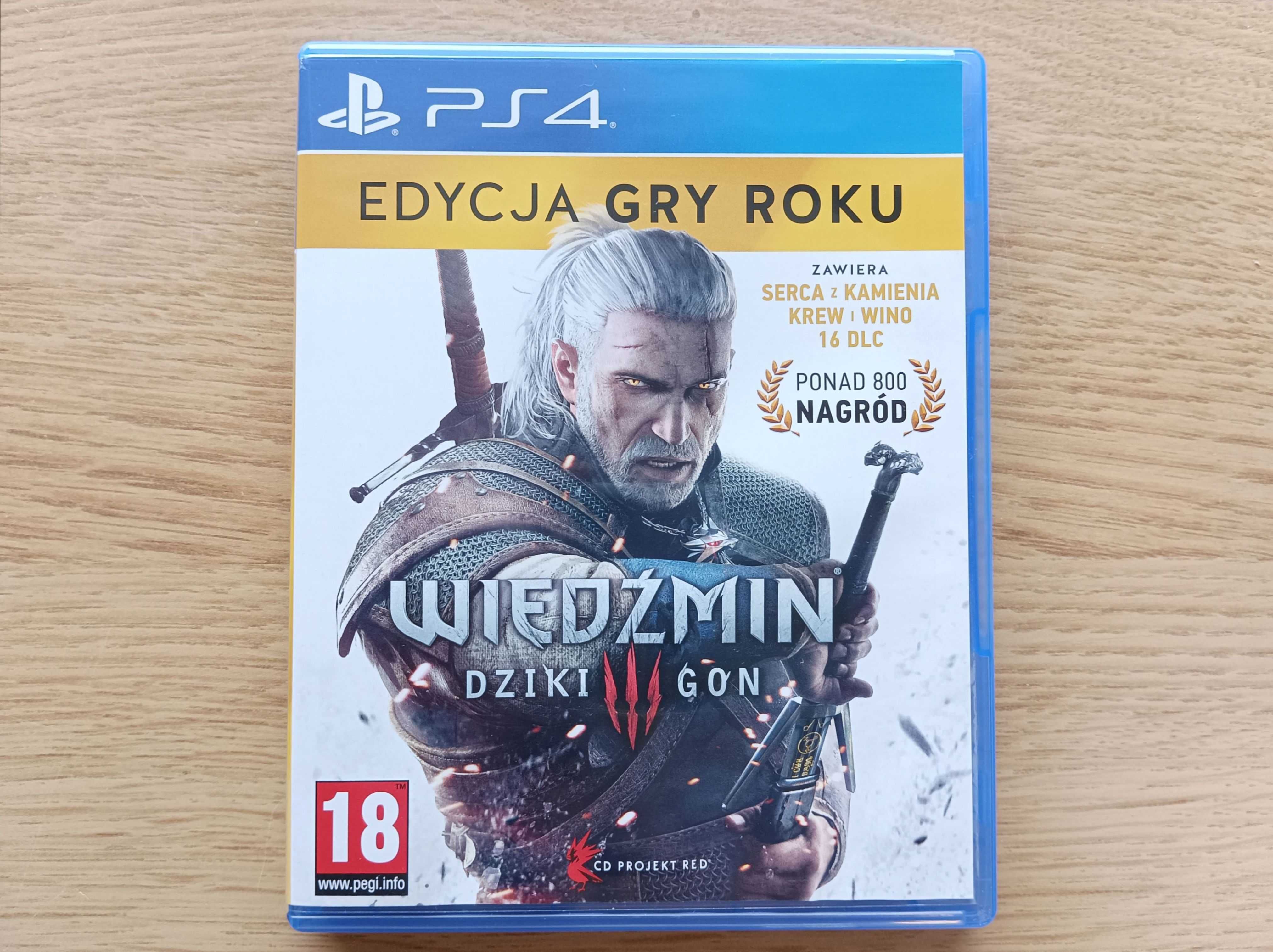 Wiedźmin 3 Dziki Gon Edycja Gry Roku GOTY Playstation 4 PS4 PS5 PL