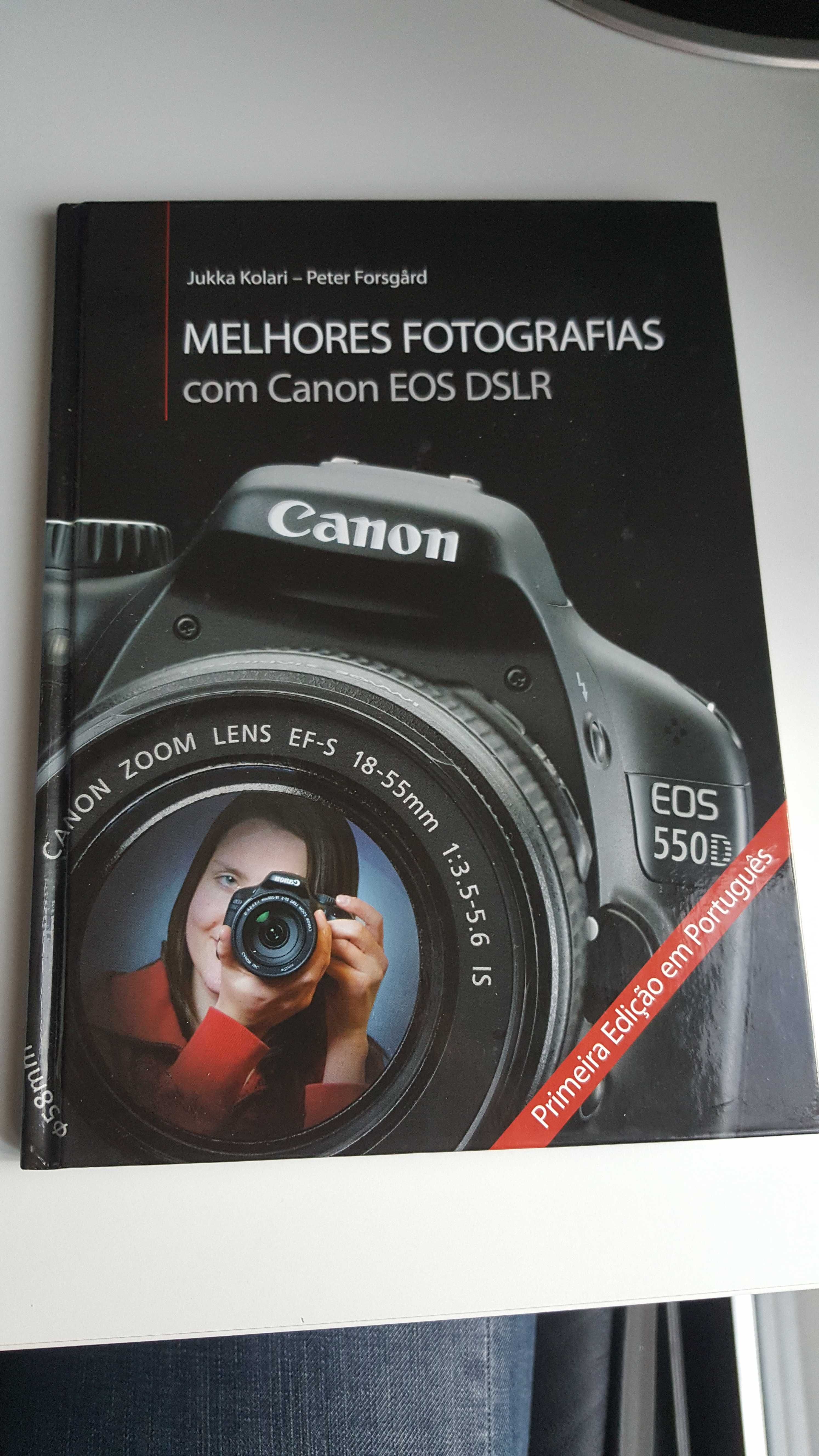 livro melhores fotografias com Canon EOS DSLR