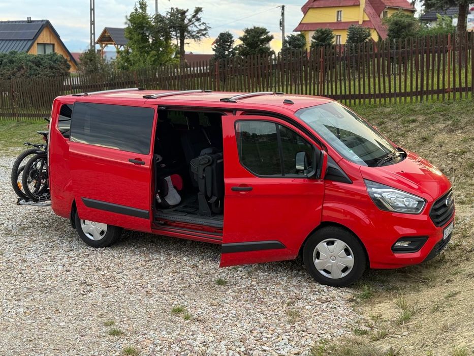 Bus wynajem wypozyczenie Transit Custom 9 long L2 osobowy f.vat 23%