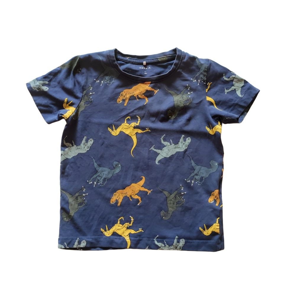 Koszulka dziecięca w dinozaury – Name It – 104 cm / 4 lata
