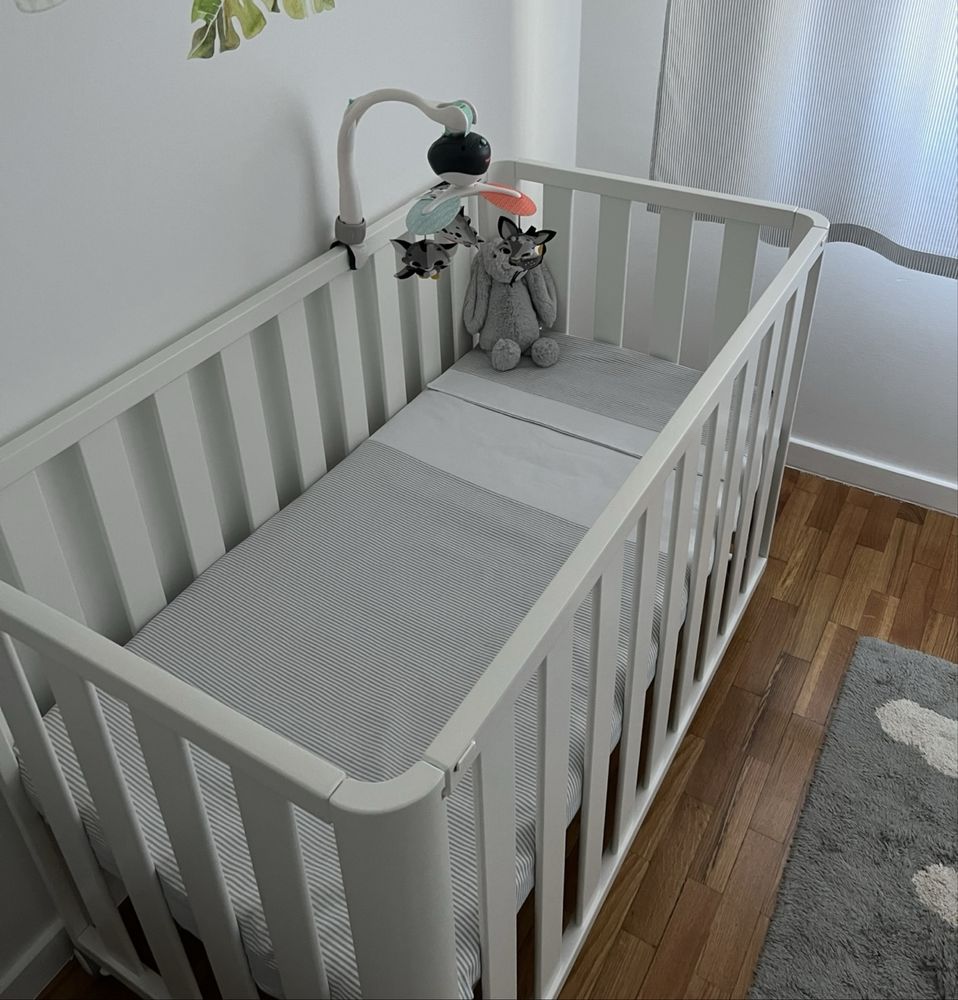 Berço Cama Co-sleeping Branco 60x120cm