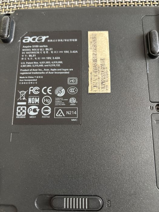 Ноутбук Acer aspire 5100