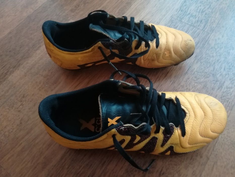 ADIDAS skórzane korki 38