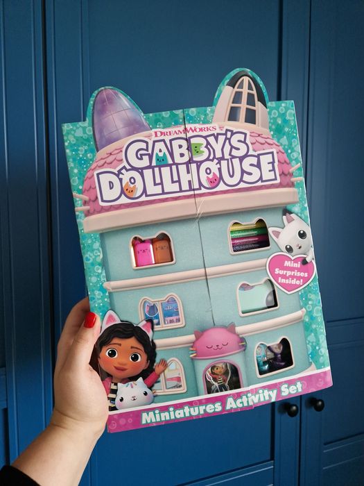 Nowy zestaw dla dzieci do zabawy koci domek Gabi Gabby's dollhouse