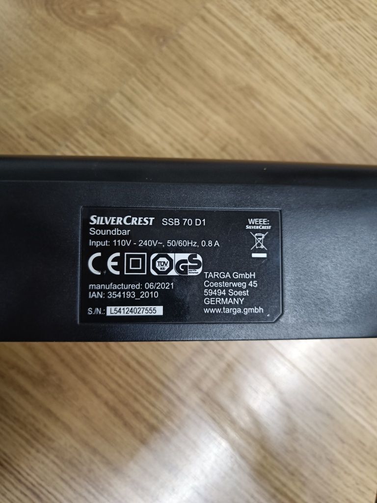 Soundbar Silvercrest SSB 70