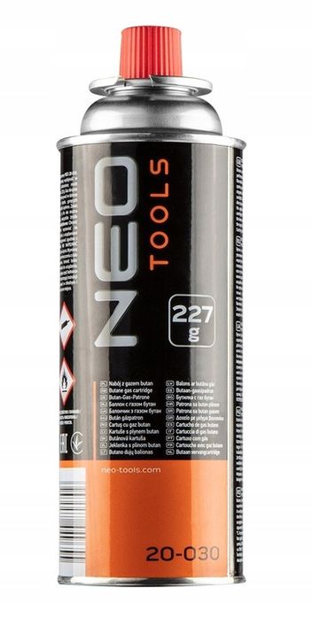 Neo Palnik Gazowy Lutlampa Lutownica 1300°c Piezo + Gaz Kartusz 20-041