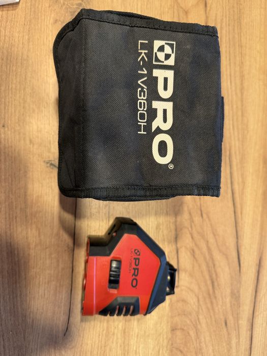 Laser krzyżowy PRO LK-1V360H czerwona wiązka
