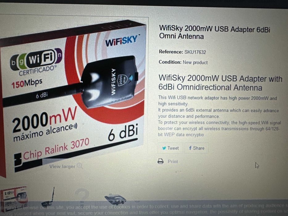 Antena Wireless (GRANDE ALCANCE)