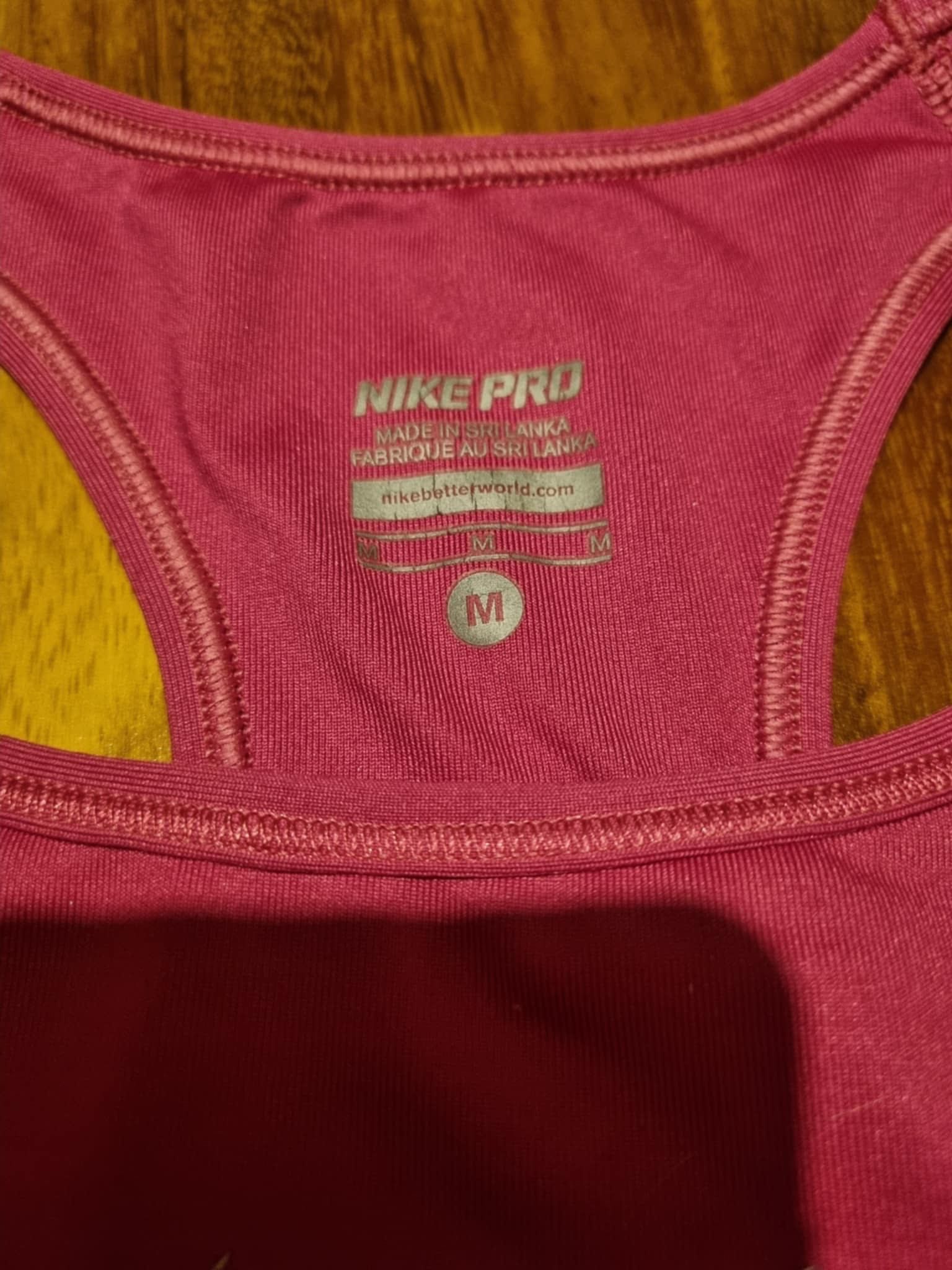 Top biustonosz sportowy Nike różowy 38 M