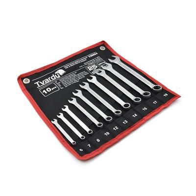 Klucze płasko-oczkowe 6-19mm 10el CRV-CS Tvardy