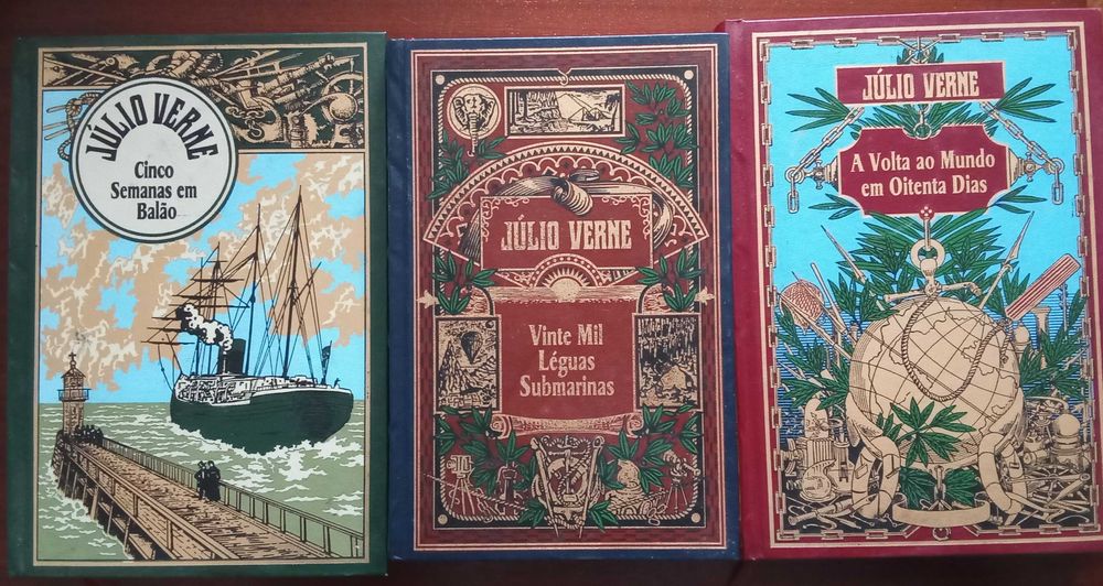 Livros de Júlio Verne - Capa Ilustrada