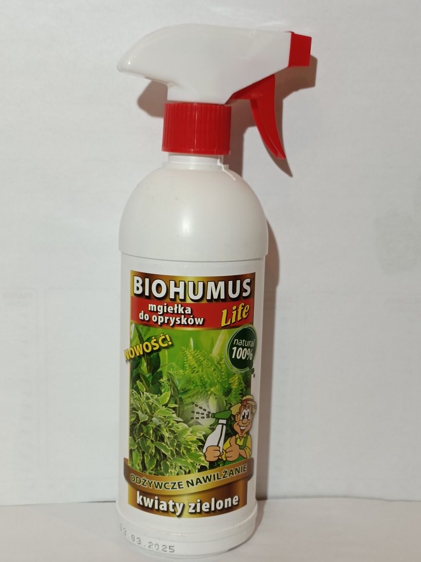 Biohumus kwiaty zielone mgiełka 500 ml