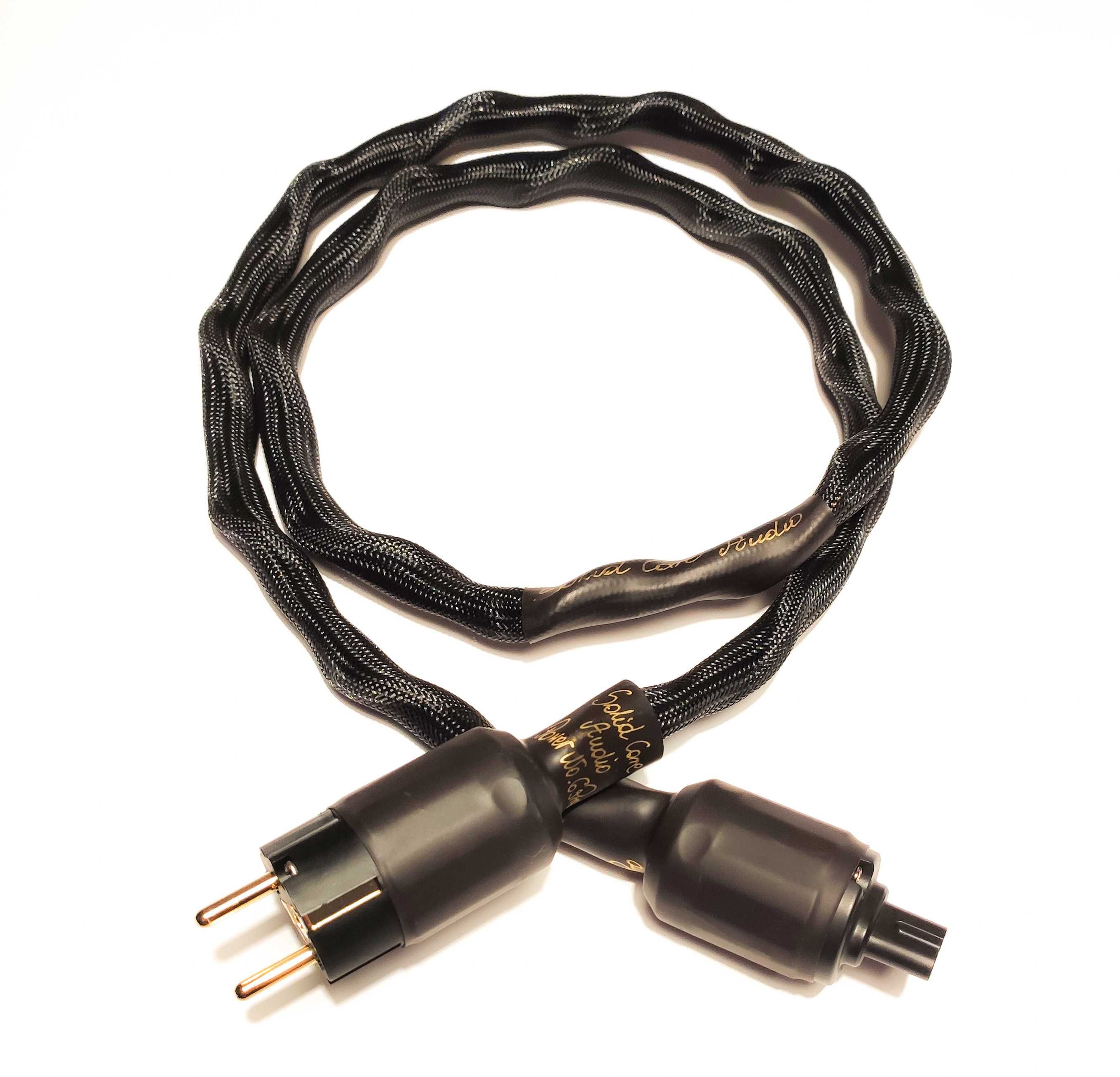 Kabel zasilający sieciowy Solid Core Audio No. 6 Pro wersja C7 ósemka