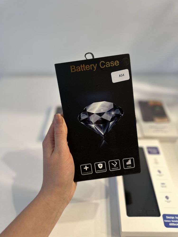 Чохол-акумулятор Battery Case для iPhone 13, Samsung A54, Note20