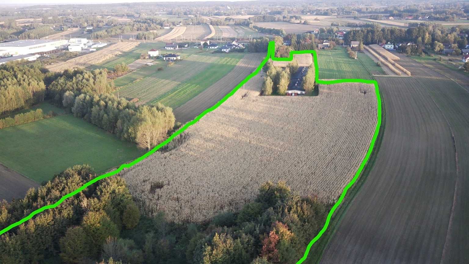 Działki 4,1 ha Hala 1300m2, Ferma Brzezówka pow. ropczycko-sędziszows