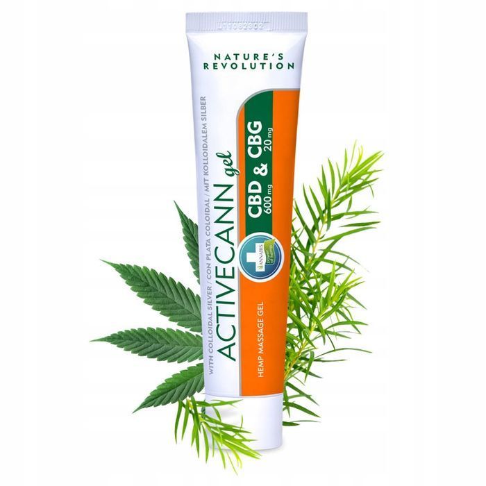 ANNABIS ACTIVECANN Silny żel konopny z CBD I CBG Stawy Mięśnie Plecy