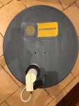 Antena satelitarna z konwerterem