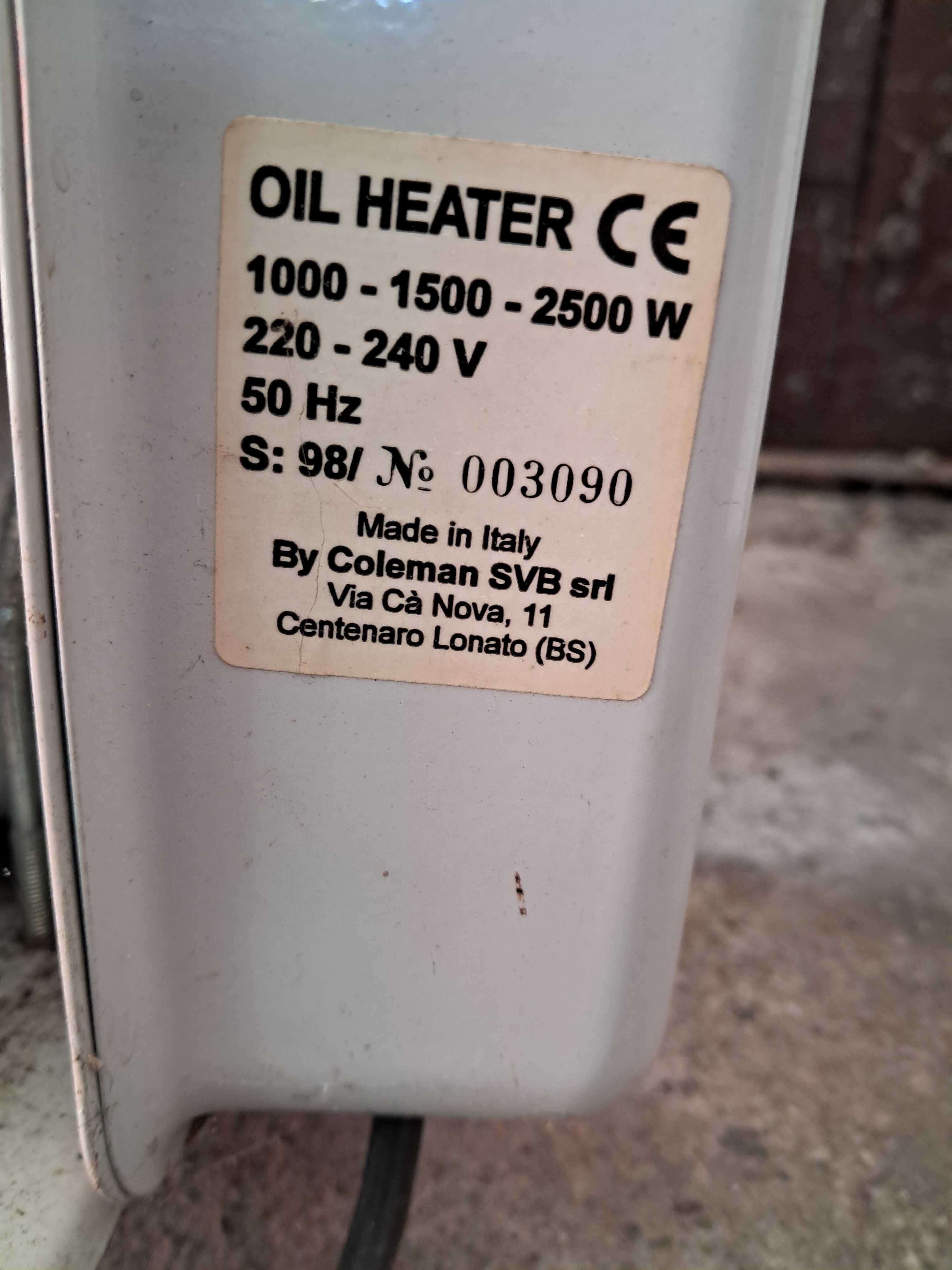 Grzejnik olejowy elektryczny