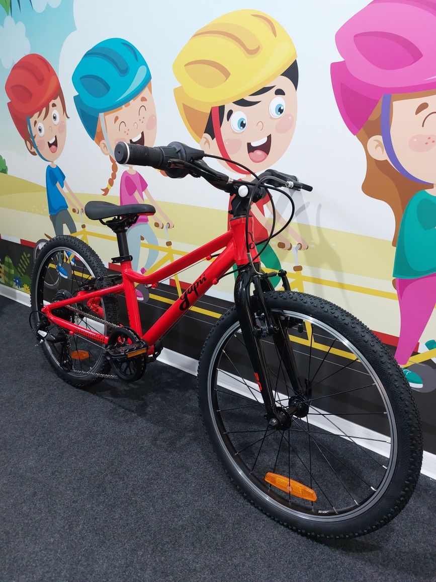 ULTRA LEKKI rowerek dziecięcy YUPII koła 20" waga 7,7 kg CZERWONY