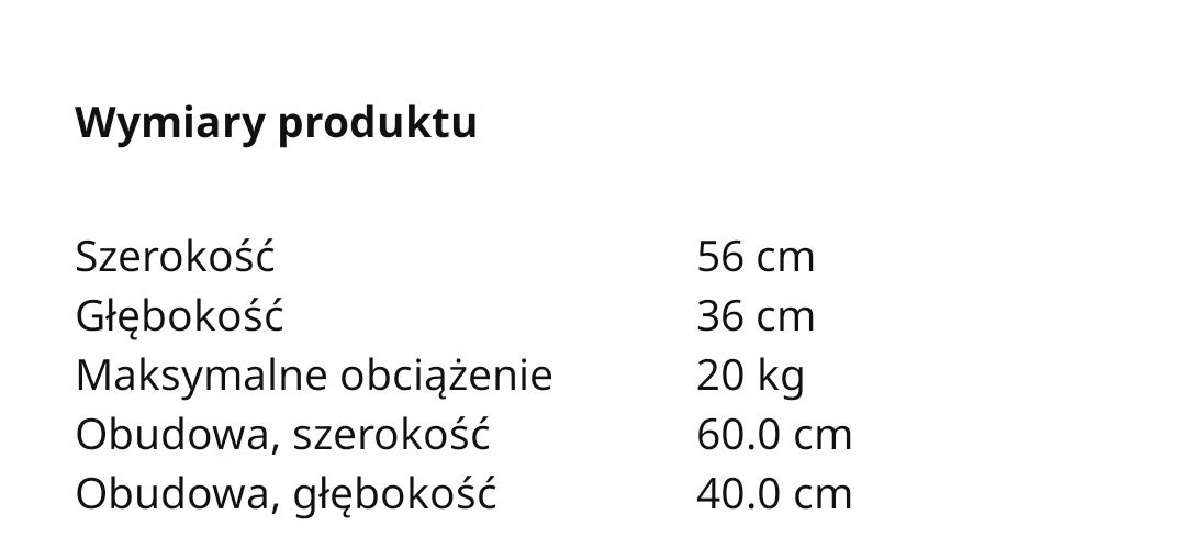 Besta IKEA półka biała 56cm/36cm 7 sztuk