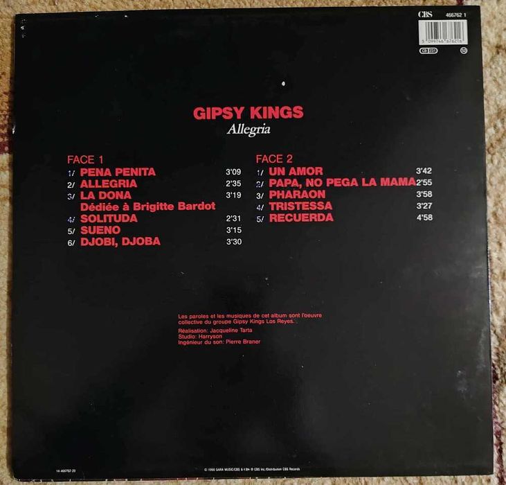 Gipsy Kings ‎– Allegria -1983
Classic Rock