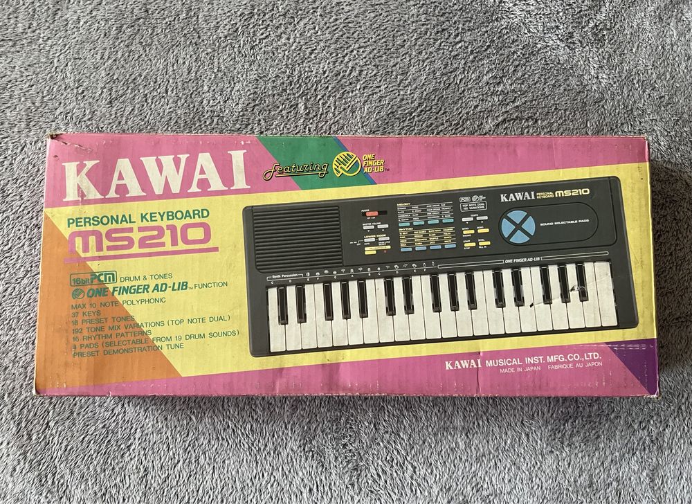 Kawai MS210 japoński keyboard + zasilacz, 100% sprawny