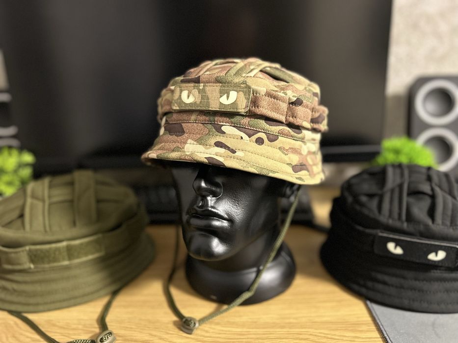 Для військових панама короткопола утеплена софтшел мультикам піксель