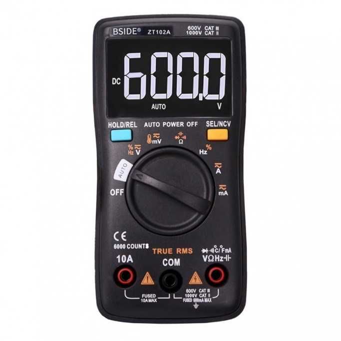 ZT102A Multímetro Digital Automático True RMS