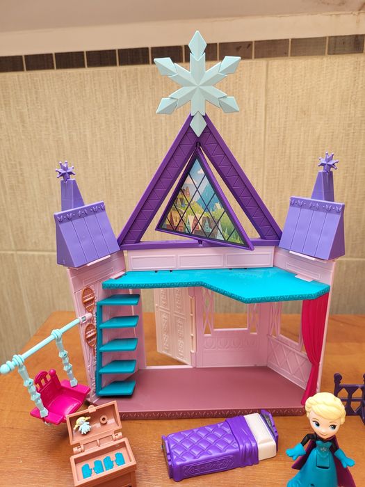składany pałac, zamek, komnata Elsy, Frozen, Kraina Lodu Hasbro