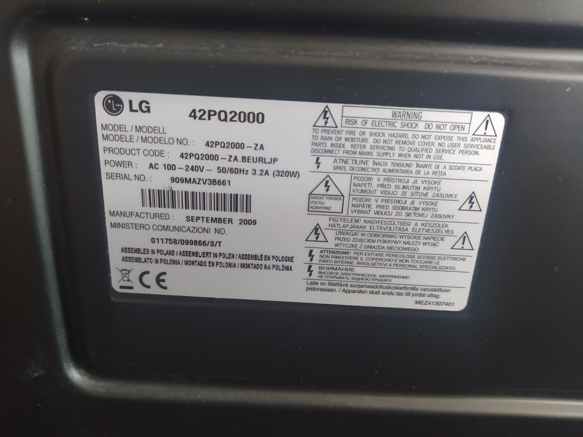 Telewizor LG 42PQ2000-ZA