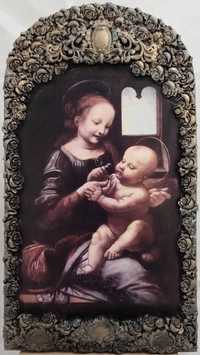 Obraz na desce - 16.Benois Madonna  Leonardo da Vinci