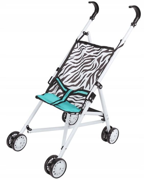 Duży Wózek Dla Lalek Spacerówka Spacerowy Składany