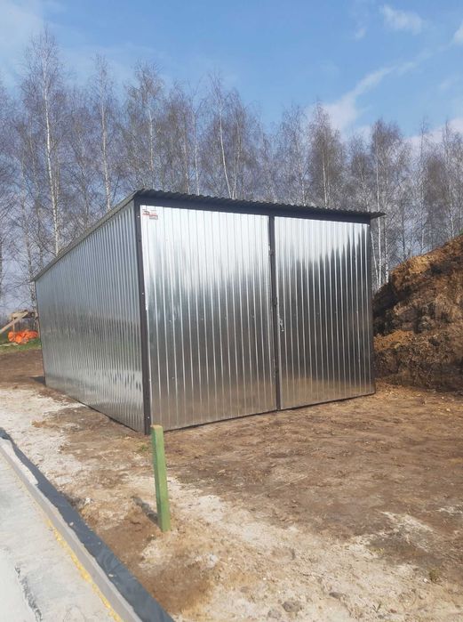 Garaż blaszak 3x5 Garaż blaszany Na budowe Garaż Producent 4x5 4x6 6x5
