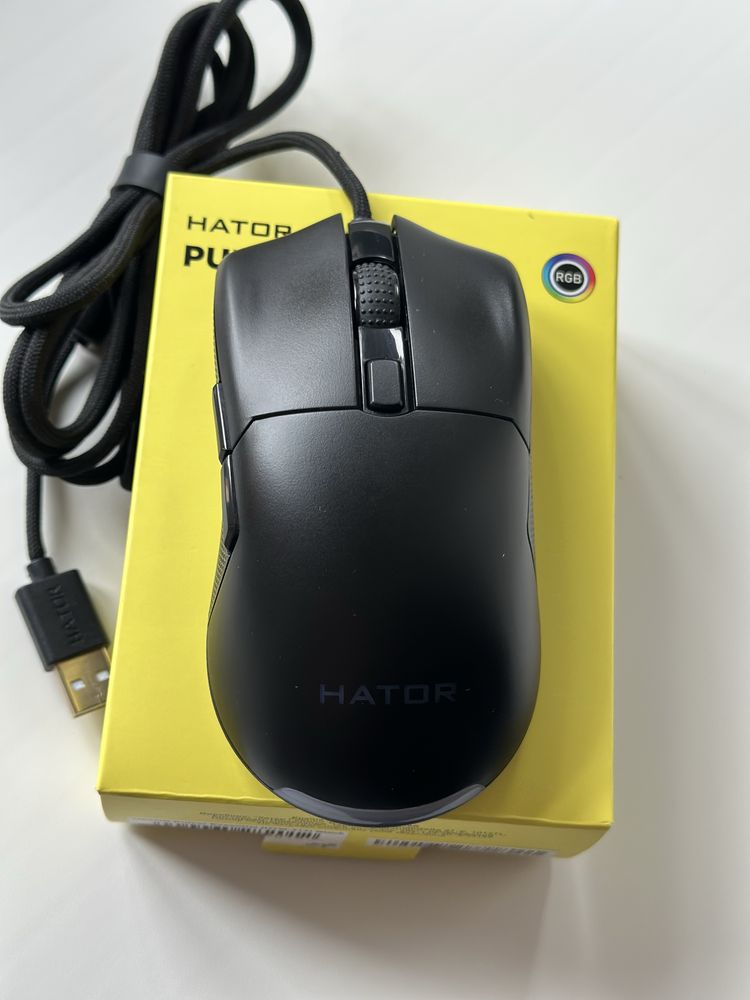 Миша Hator Pulsar Essential USB Black