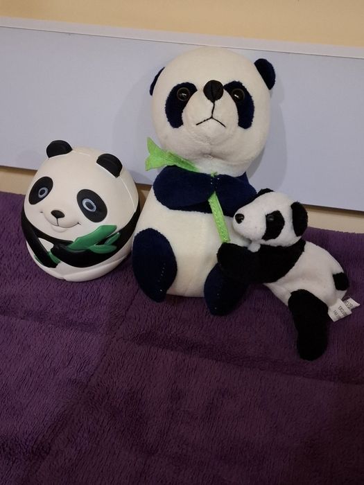 Панда сквіш брелок пандочка