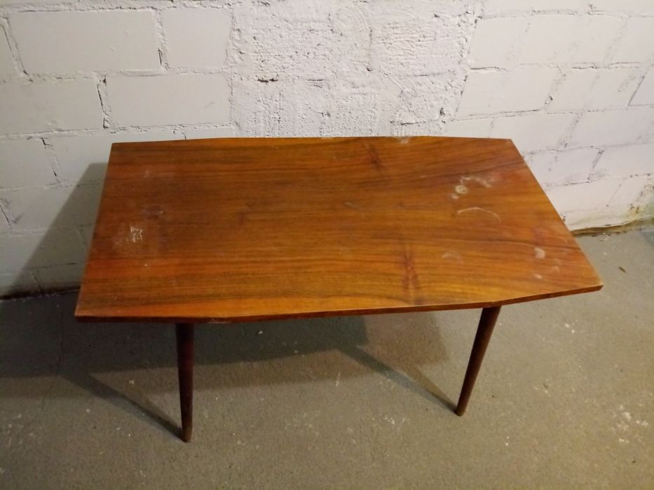 Ława, stolik kawowy patyczak PRL